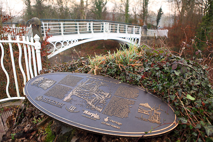 Brabyns Iron Bridge and the Bronze Plaque