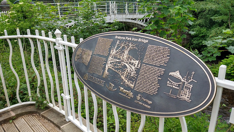 Refurbished Iron Bridge plaque