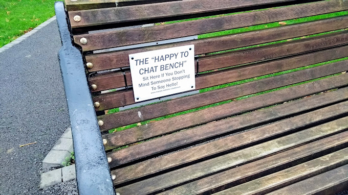 Happy to Chat Bench