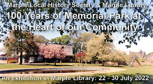 Marple Memorial Park Centenary Exhibition in Marple Library