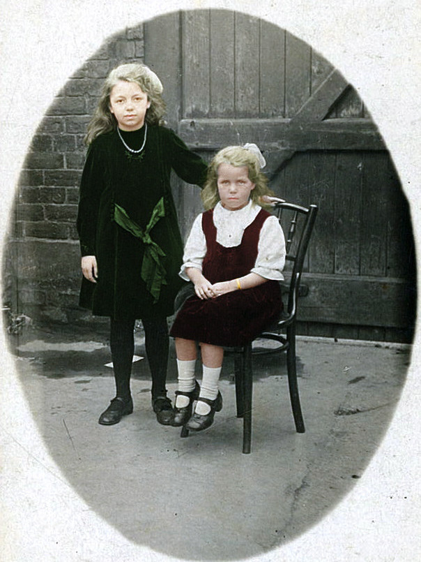 Margaret and Helen Cochran at The Albert Schools