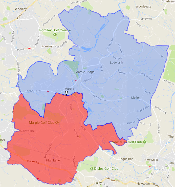 Marple Ward Map