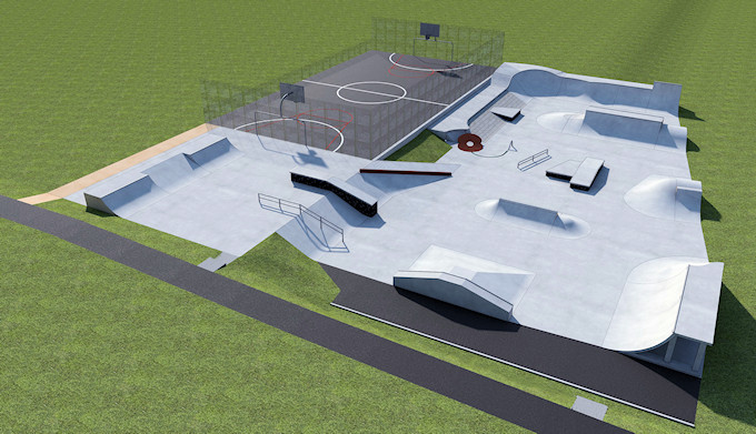 Marple Skatepark Phase I & II - the full picture