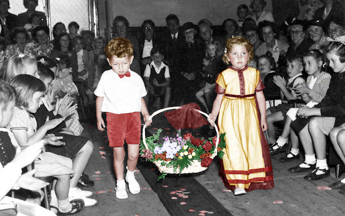 Rose Queen ceremony in The Albert Schools