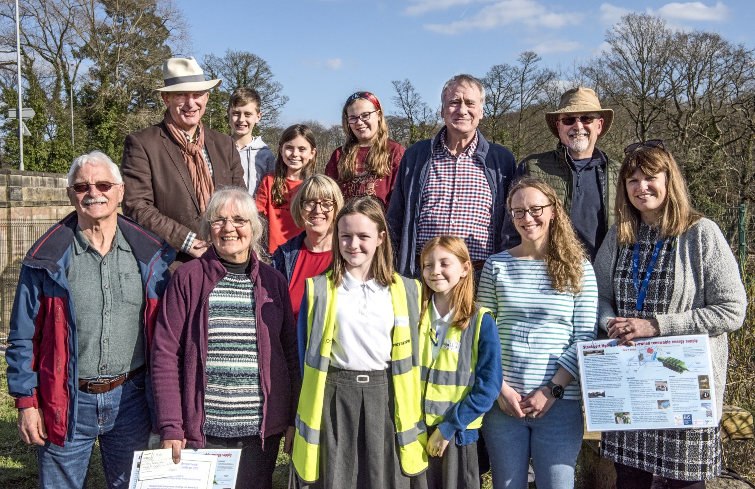 Marple groups at the 2022 Stockport Hydro Awards