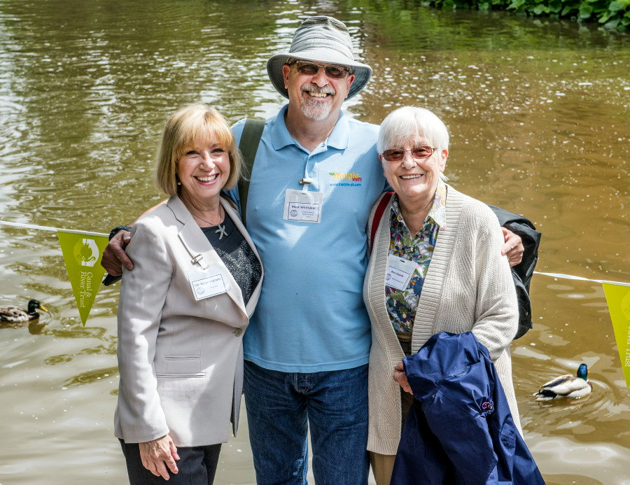 Cllr Susan Ingham, Mark Whittaker and Ann Hearle in 2016 by Arthur M Procter