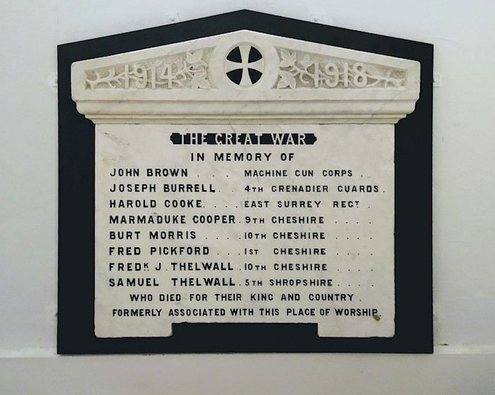 War Memorial installed