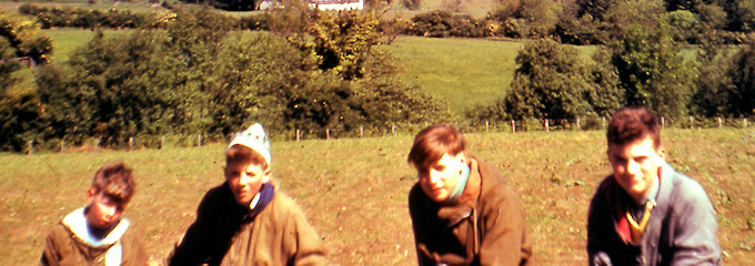Four faces from the 1961 YHA Holiday