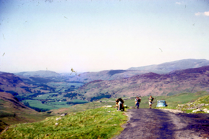 WH1963-046[C Hall] ? Climbing Hardknot Pass