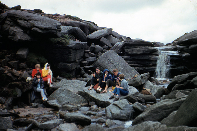 WW1960-007 At Kinder Downfall