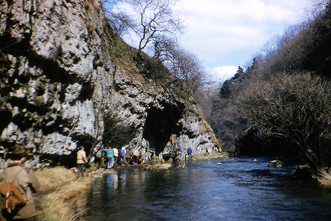 WW1962-003 In Cheedale, spring 1962