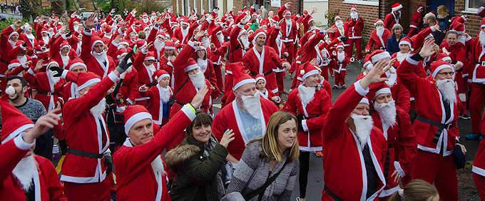 Marple Santa Dash 2017