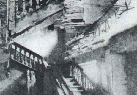 Marple Hall Main Staircase demolished