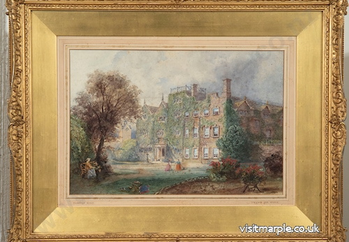 Painting of Marple Hall