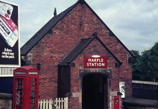 Marple Station Entrance