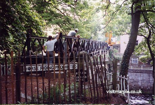 Bailey Bridge Installed