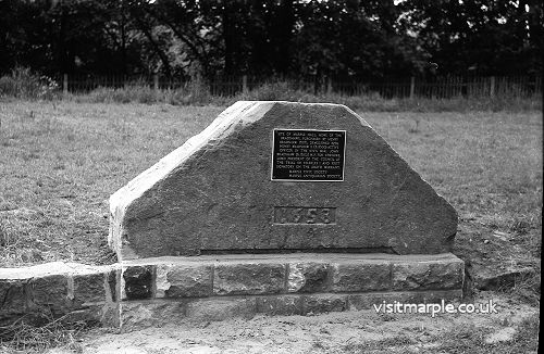 Marple Hall Date Stone 1981
