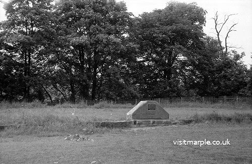 Marple Hall Date Stone 1981