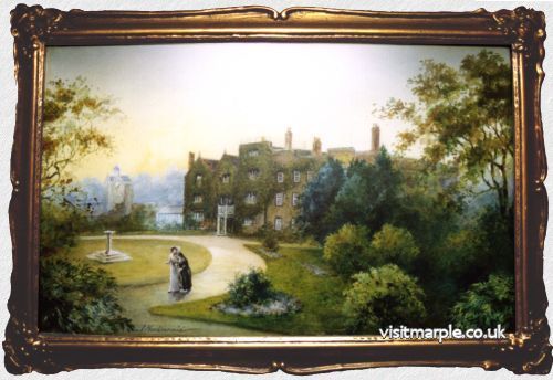 Painting of Marple Hall