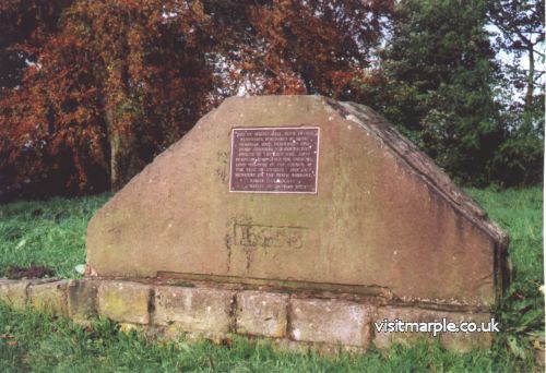 Marple Hall Date Stone
