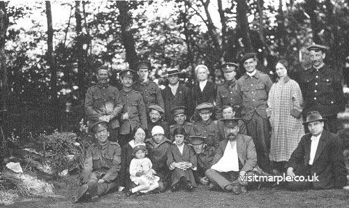 WW1 Soldiers at Mellor Lodge